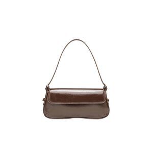 6019 Leather Shoulder Bag Trendy Top Handle Handbags Y2K Flap Underarm